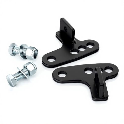 Motorcycle Lowering Blocks, Rear Adjustable 1" + 2" + 3" Suspension Black#2