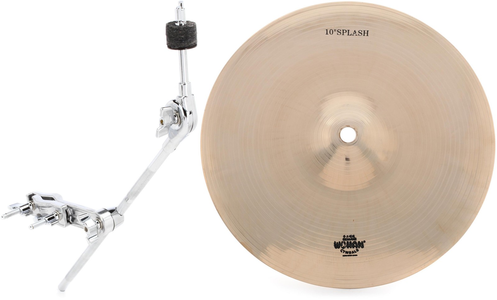 Gibraltar SC-GCA Grabber Cymbal Arm with Clamp + Wuhan WUSP10 Value Bundle
