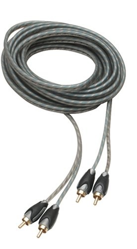 Kicker Car Audio KI22 Interconnect K-Series 2Ch 2M Slip-Free Dual Mold Plugs New