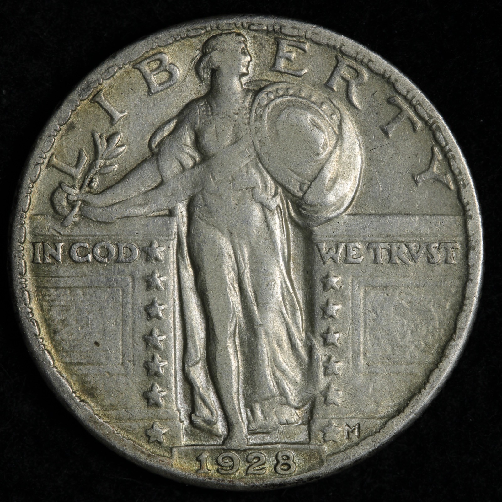 1928 Standing Liberty Silver Quarter XF+ E301 WOMB