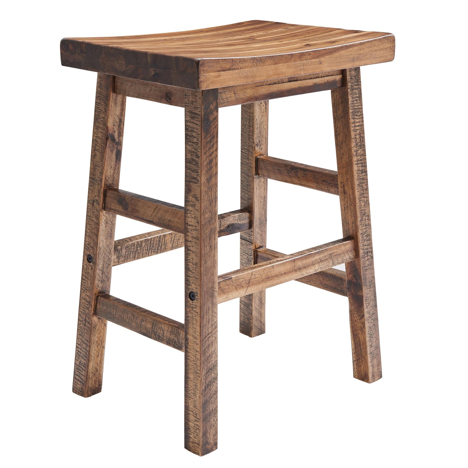 Durango 26-Inch Tall Industrial Wood Counter-Height Stool Bar Stool, Kitchen,...