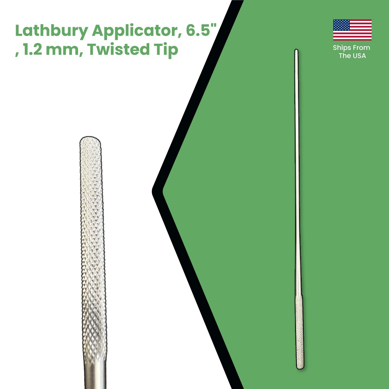 Lathbury Applicator, 6.5", 1.2 mm, Twisted Tip