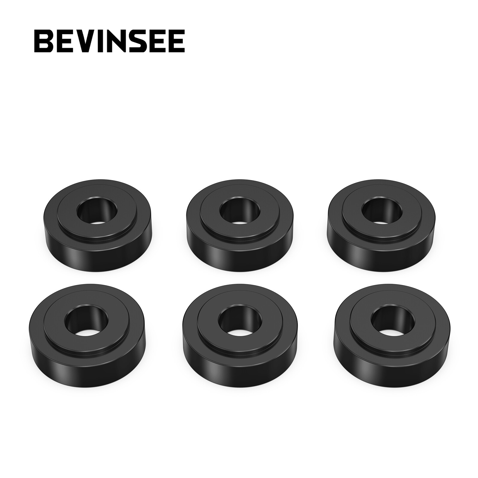 BEVINSEE Solid Shift Bracket Bushing Kit for VW for Audi 6 Speed 02M 02Q 02A 02J