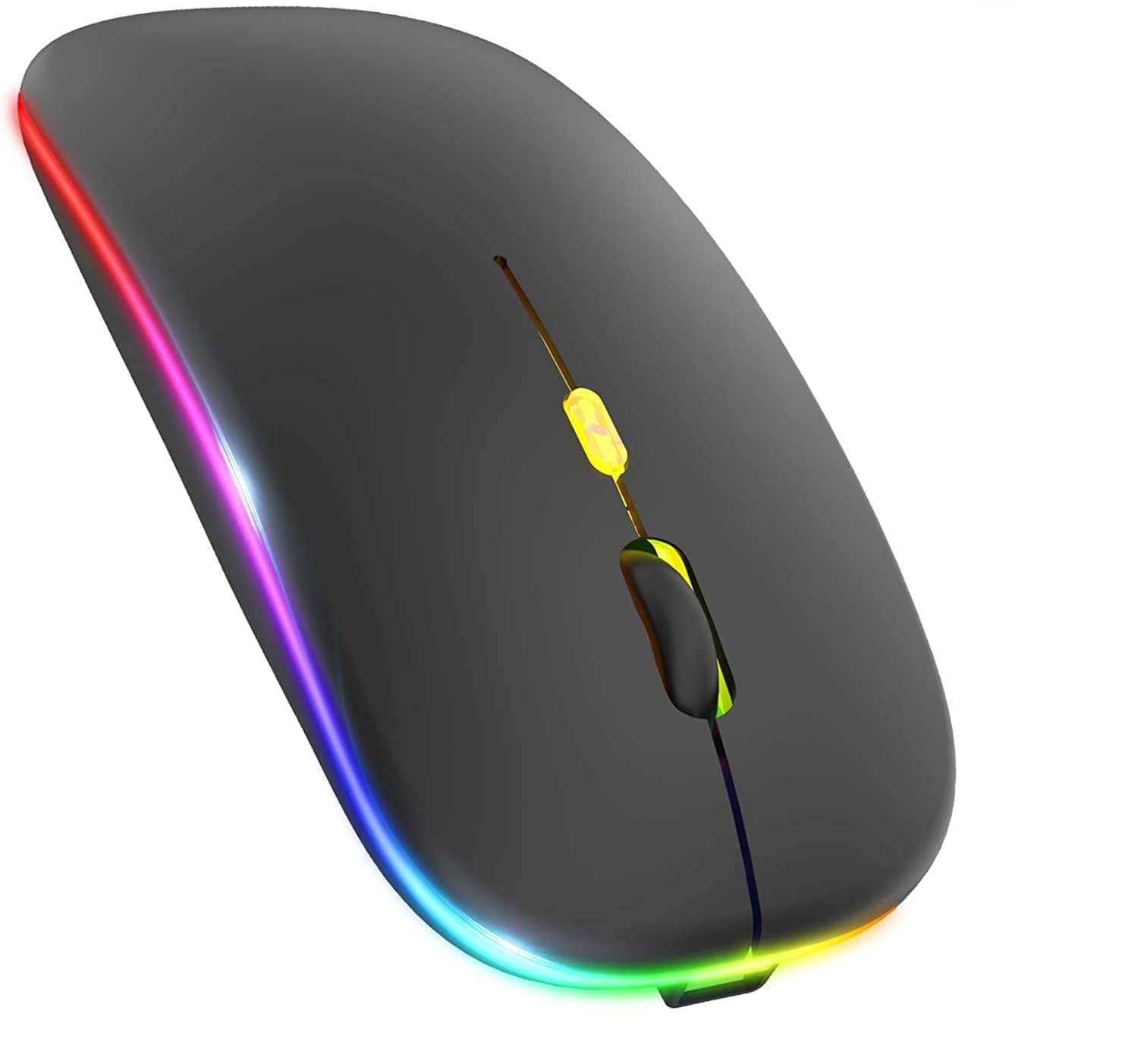 2.4G Portable Wireless Slim Silent Mouse with USB and Type-C for Laptop PC
