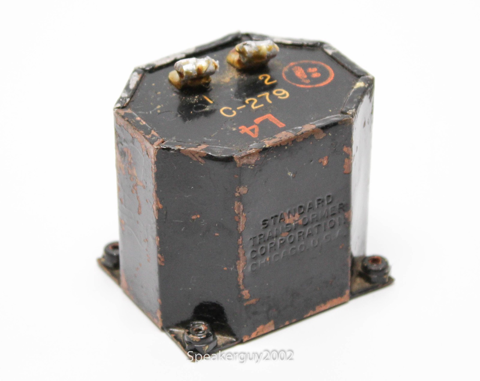 Vintage Standard Transformer Shielded Power Supply Choke / 13.5H 445 Ohm -- RM7