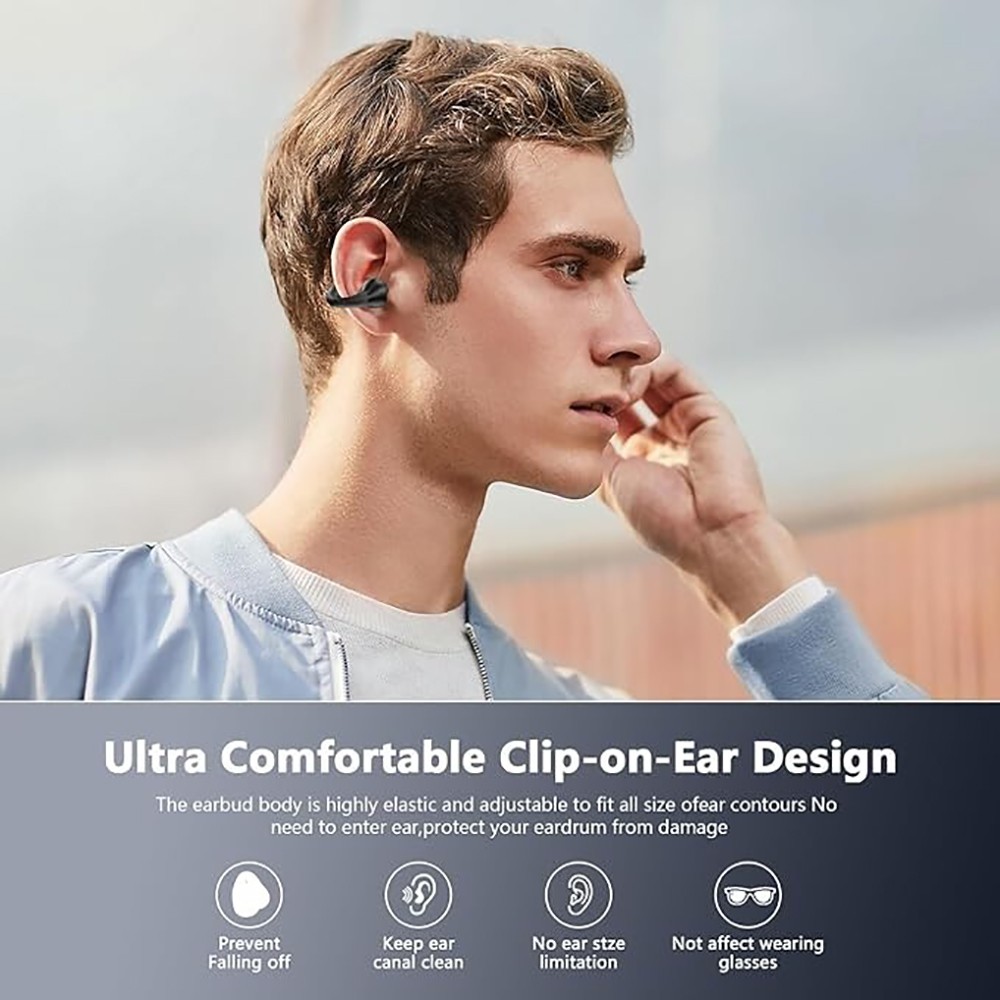 Wireless Bluetooth Earbuds with LED Display Charging Case for iPhone & Android