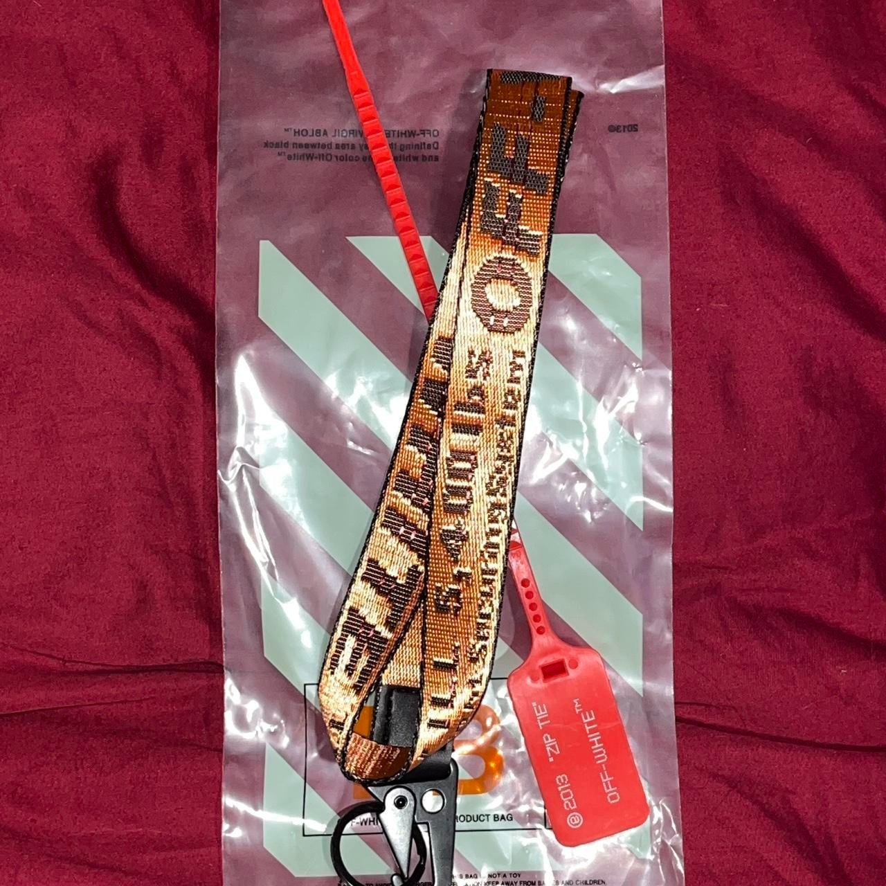 Orange | Off-White | Around the Neck Lanyard