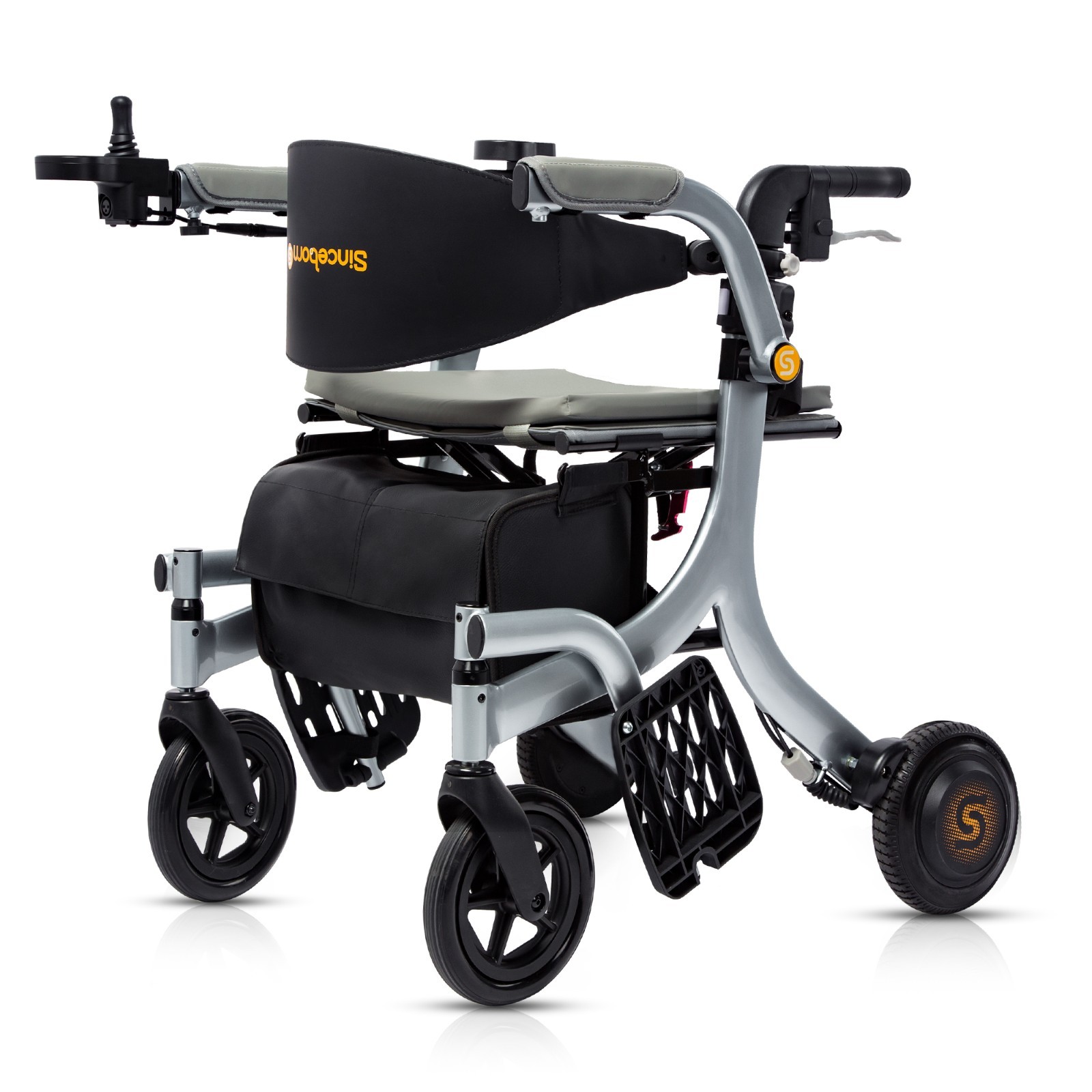 Lightweight ER-X3 Electric Walker: 4-in-1 Foldable Power Wheelchair