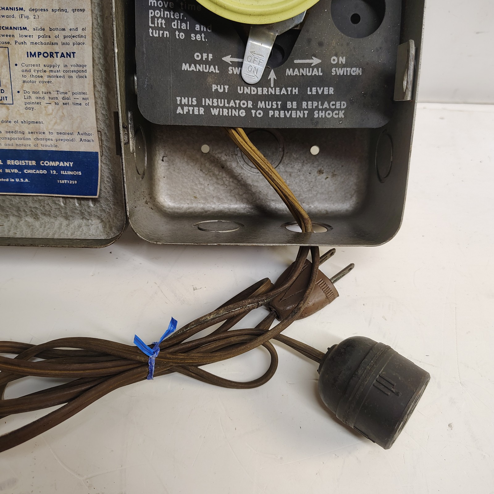 Inter-Matic Heavy Duty Timer Model T171 Single Pole Single Throw