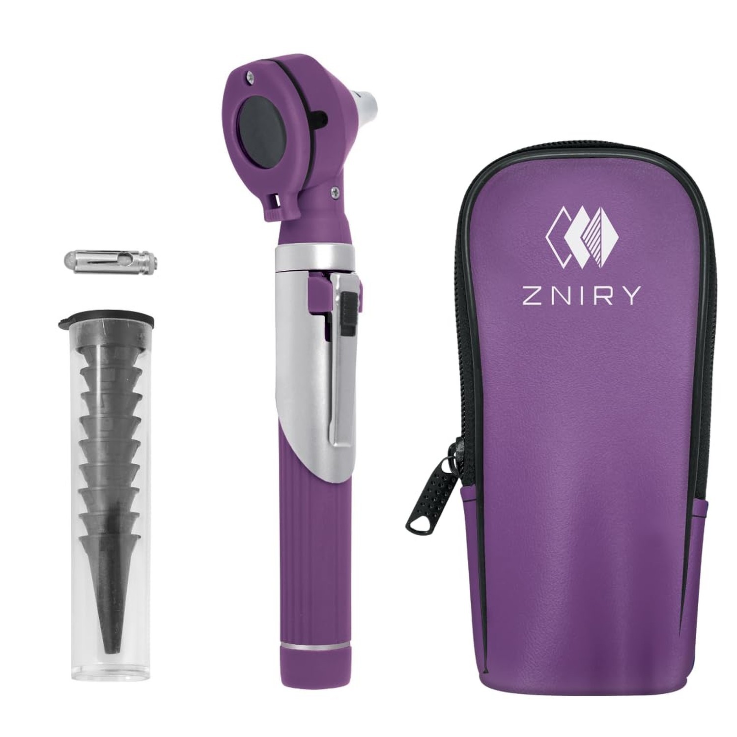 Fiber Optic Mini Otoscope - Ear Scope with Light for Infection Detection, Wax...