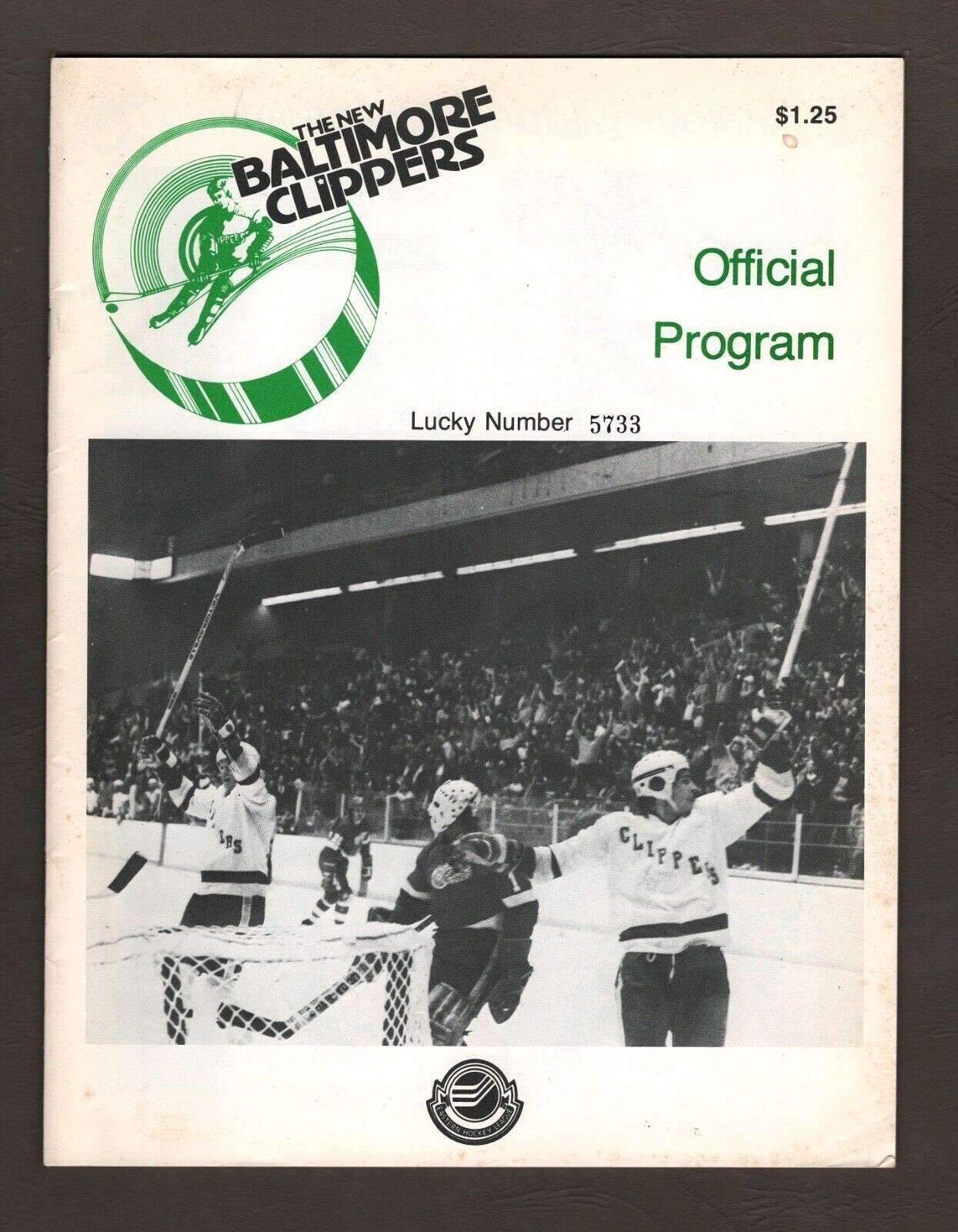 1979-80 Baltimore Clippers American Hockey League AHL Program  A2391