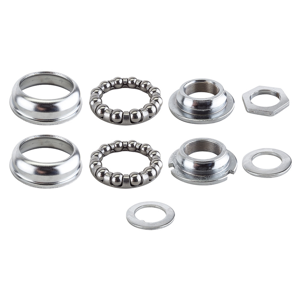 Sunlite 1 Piece 28tpi Silver 68mm Bottom Bracket Cup Set  with Bearings Included