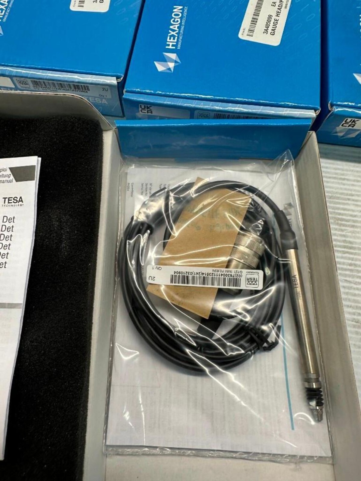 Tesa Axial Probe Gauge 03210904 GT 21 new in box