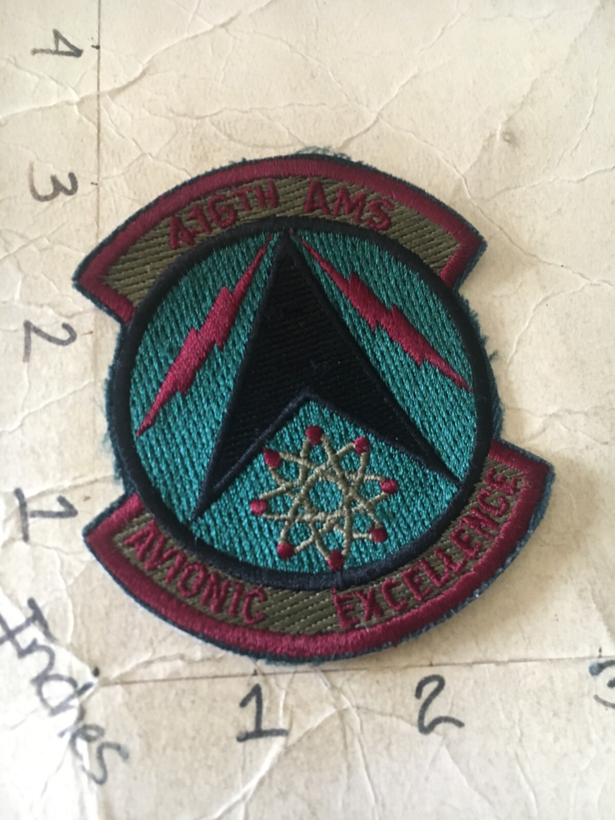 USAF  416th AMS Squadron subdued patch 6/5/25