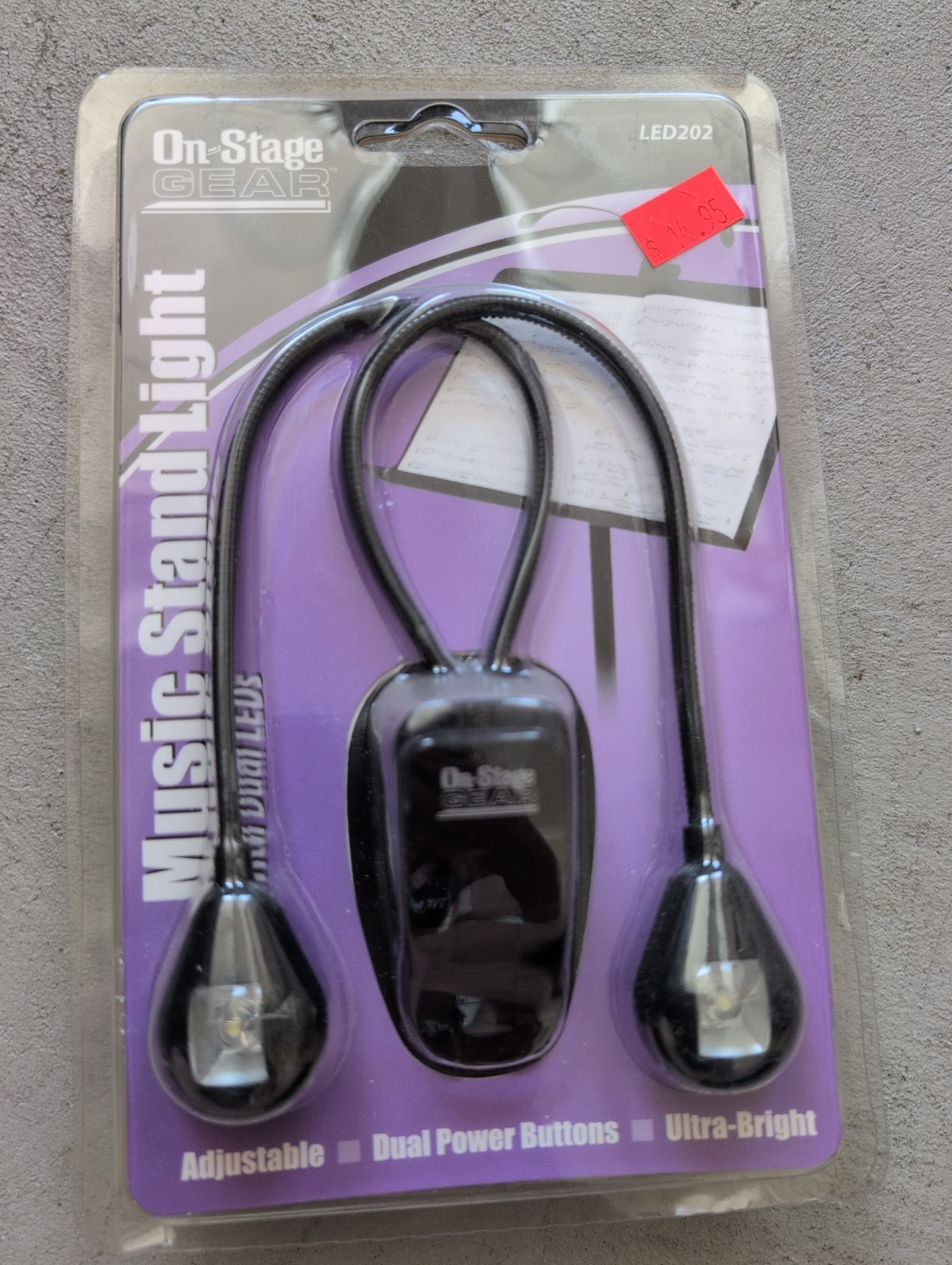 On-Stage LED202 Clip-On LED Light (White)