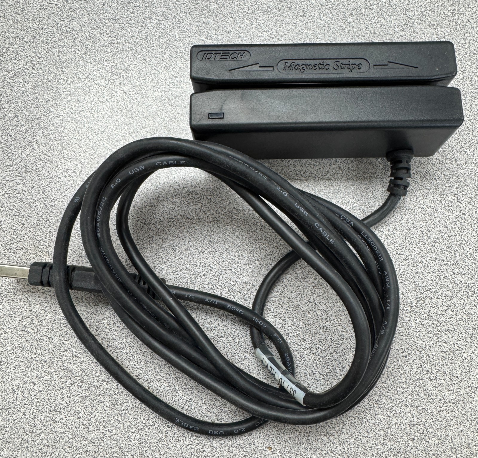ID Tech IDMB-336133B-USB Magnetic Strip Reader - Black Rev J