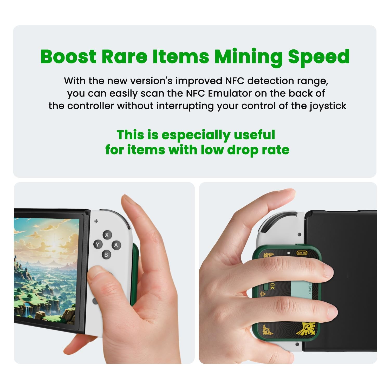 Joysfusion NFC Emulator, Store 3000 NFC Data, Support Ulimited Scan, 1.2 Scre...