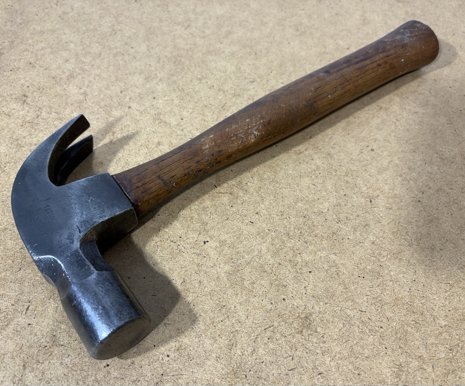 Vintage Antique Tools Stanley USA Bell System Claw Hammer LONG BELL Shape HEAD