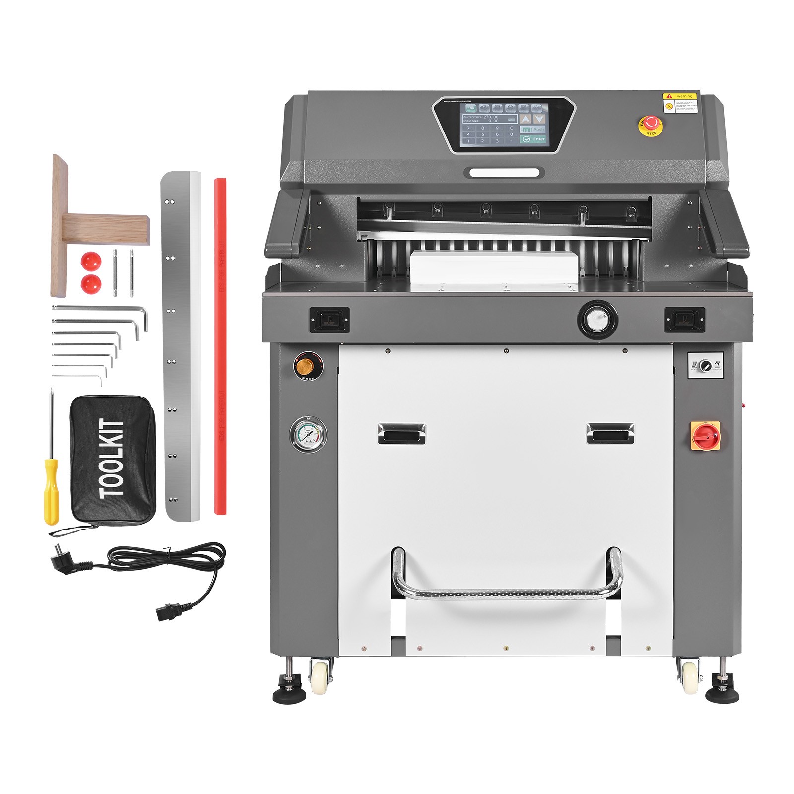 Uimoso Electric Hydraulic Paper Cutter, 26 in Width & 3.94 in Thickness