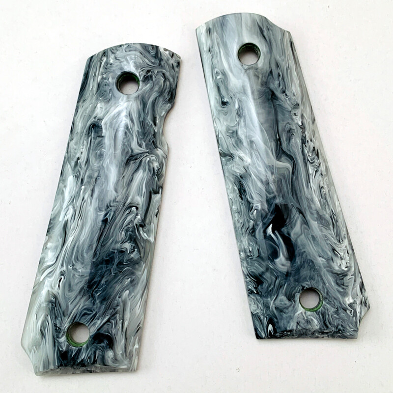 2pcs Cloud Grain Acrylic Material for M1911 Grips Cover Replacement DIY New