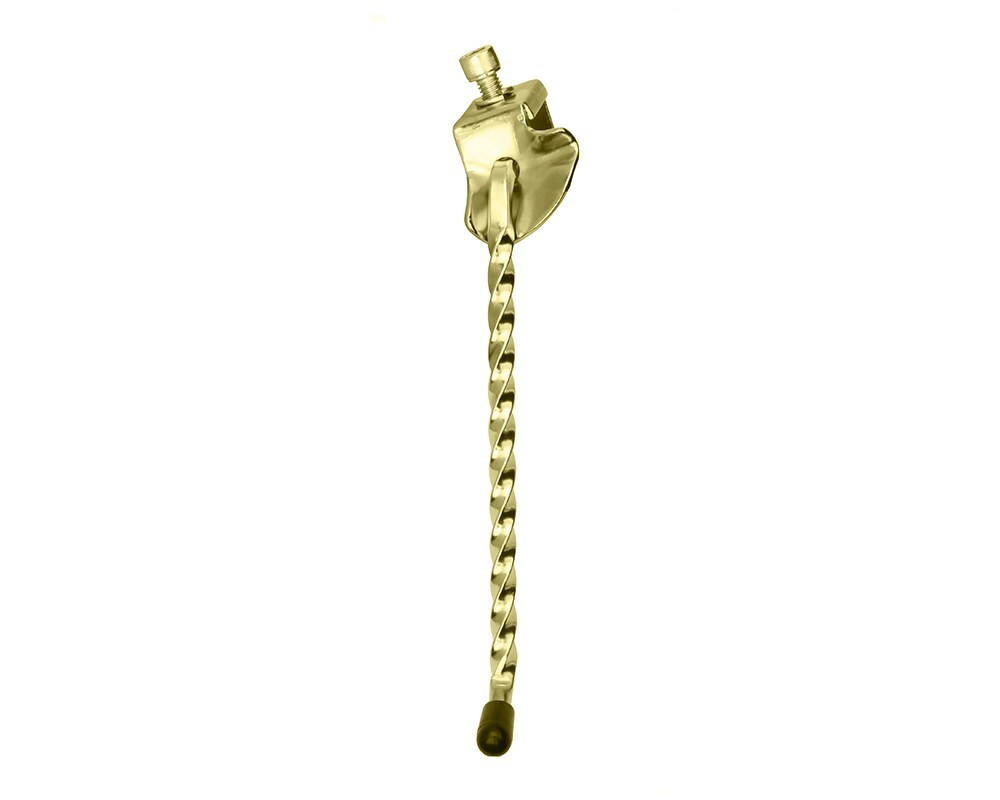 ORIGINAL LOWRIDER Square Twisted Kickstand Center 8" Gold Lowrider Bicycle