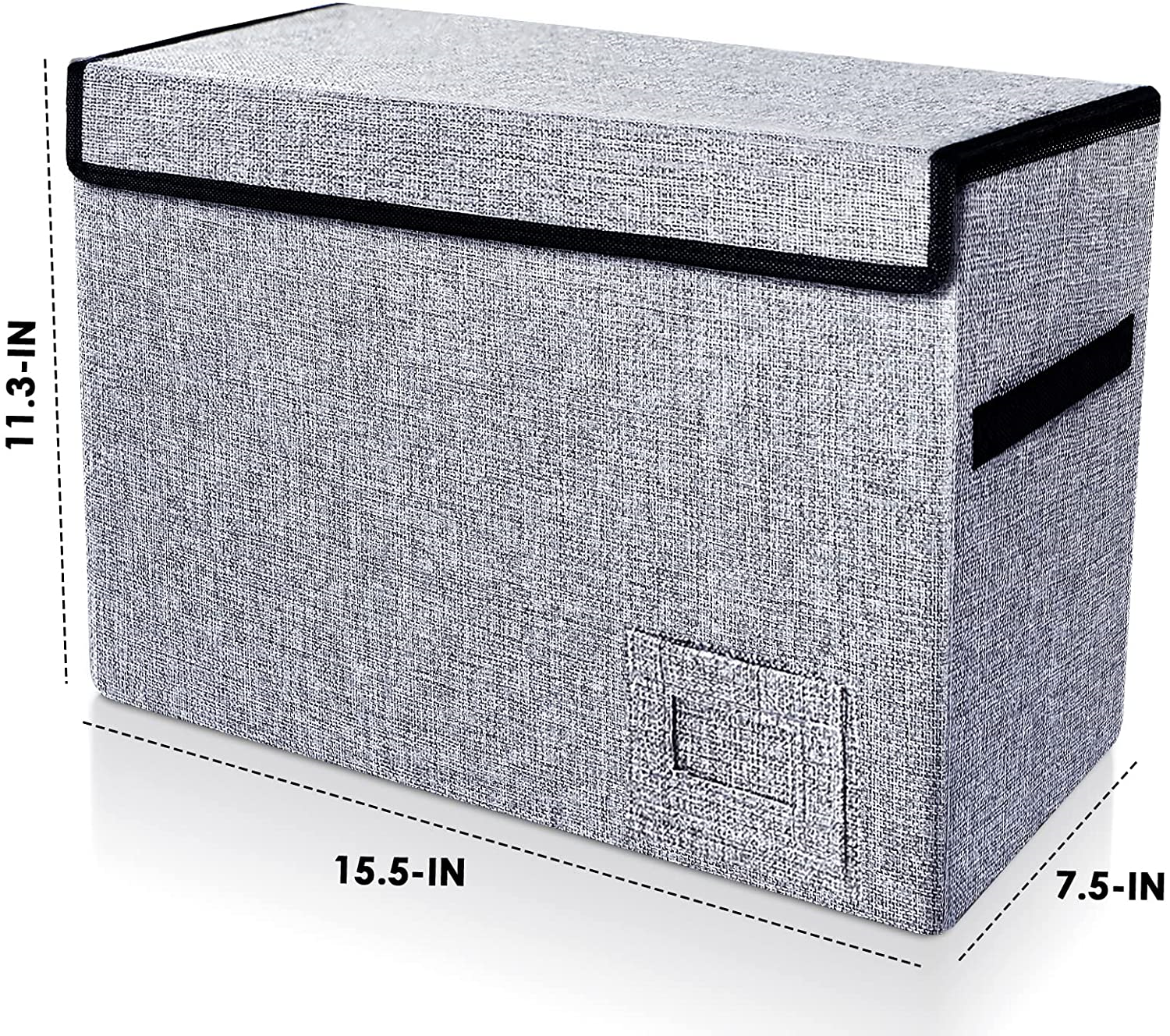 Leffis 2 Pack Comic Book Storage, Comic Book Box 15.5" X 7.5" X 11.3", Moldproof