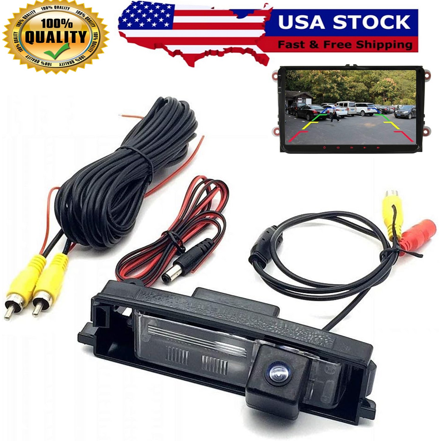 CCD Color Car Rear View Reverse Backup Parking Camera for Toyota RAV4 RAV-4
