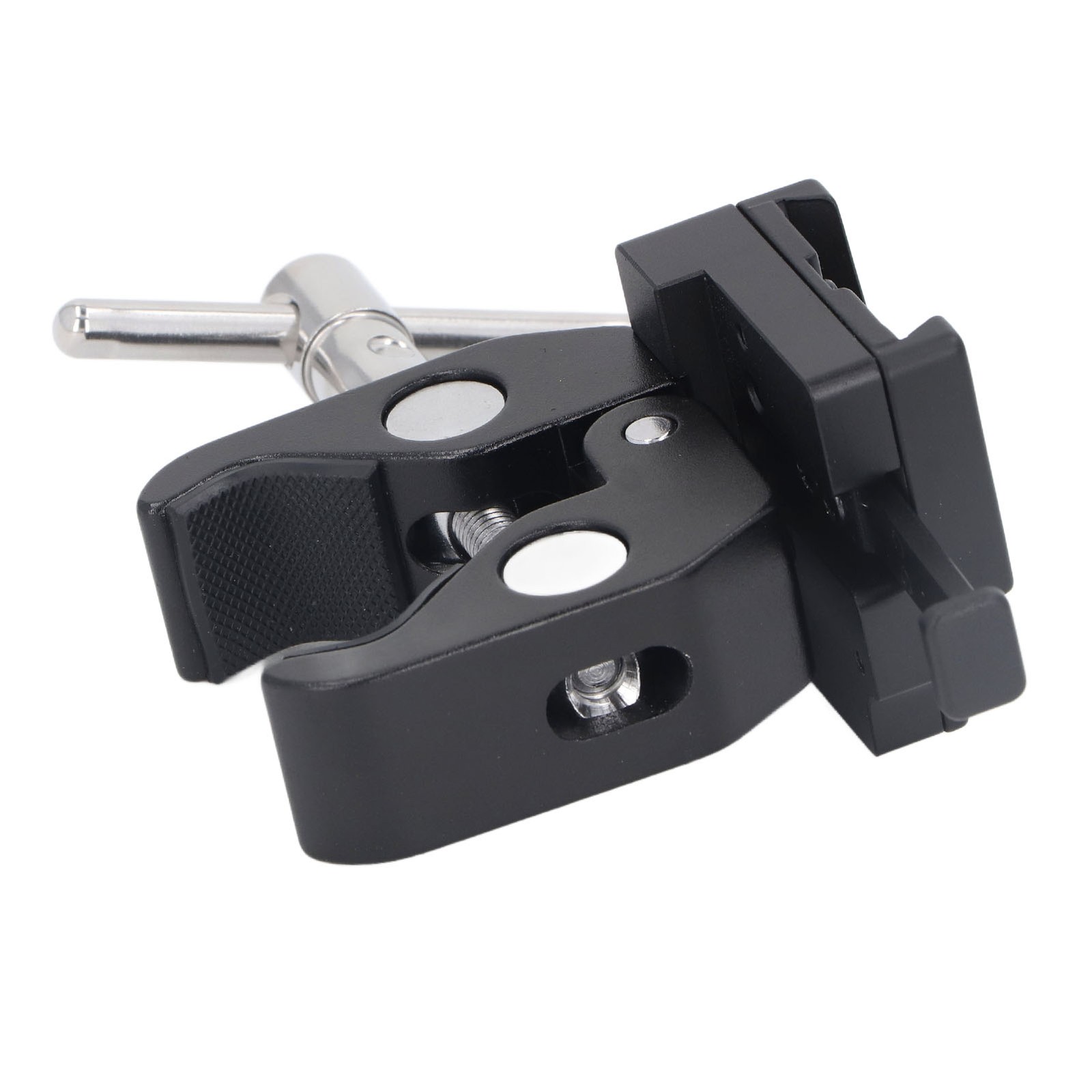 V Mount Battery Adapter With Clamp Strong Grip Adjustable Heavy Duty Aluminum❀