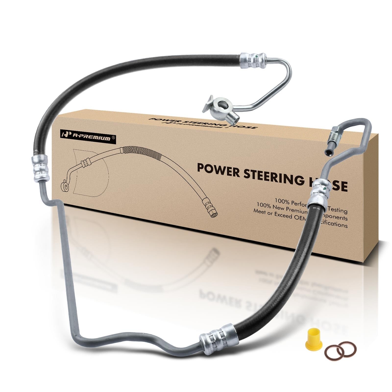 A-Premium Power Steering Pressure Line Hose Assembly Compatible with Toyota Taco