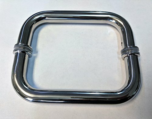 Chrome 6" Standard Tubular Back to Back Handles w/Washers