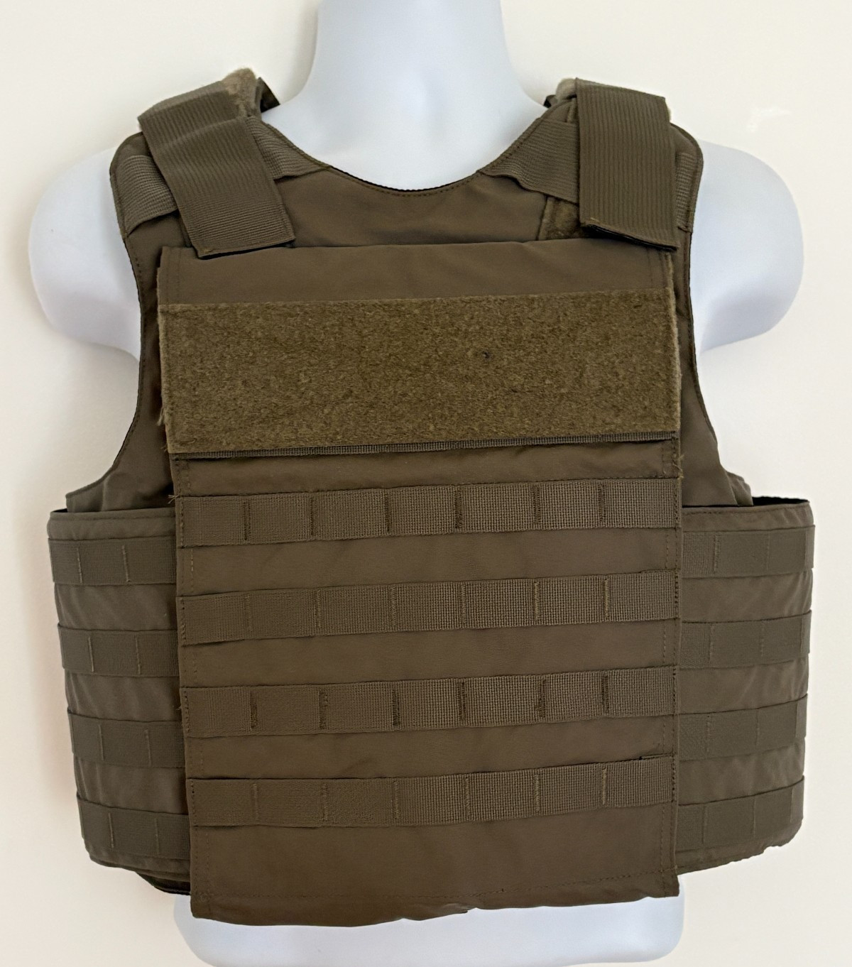 SAFARILAND Plate Rack Carrier Large 2414-2215 R Green Molle Webbing Cummerbund