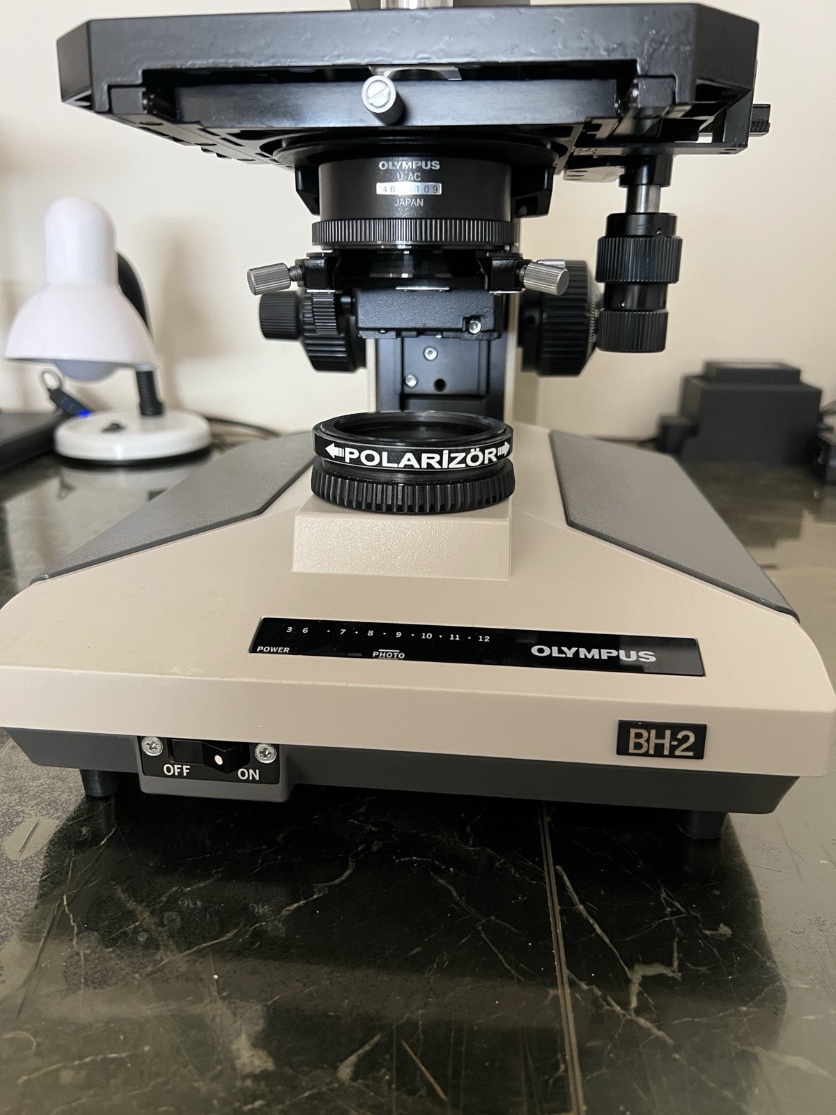 Olympus BH2/BHS Trinocular 100W Polarizing Microscope + MTV-3 + S-Plan Optics