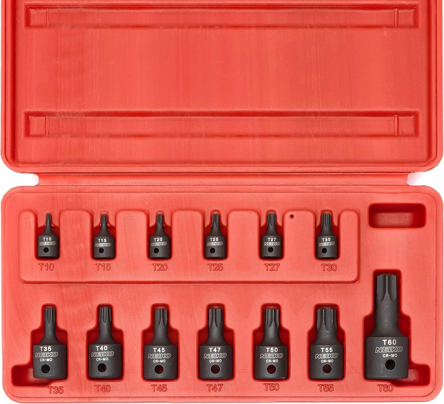 10282B 13 Piece Security Torx Socket Bit Set, 6 Point Heavy Duty Tamperproof