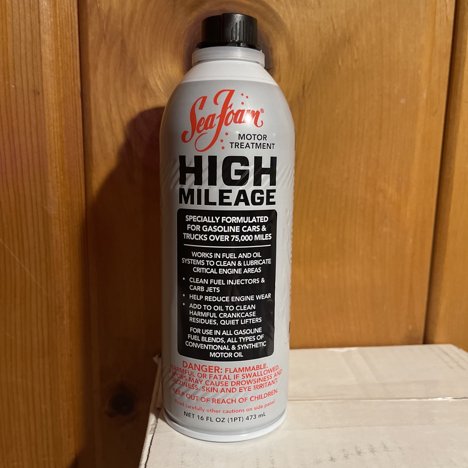 Sea Foam HM16 High Mileage Fuel Injector Cleaner 16oz HM-16 Pack of 12