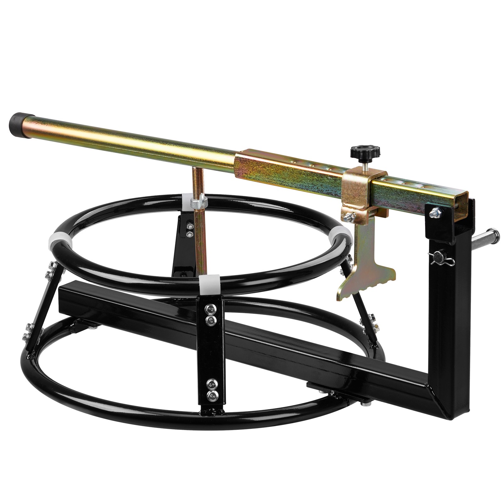 Portable Motorcycle Tire Changing Stand and Bead Breaker Black 16" - 22"