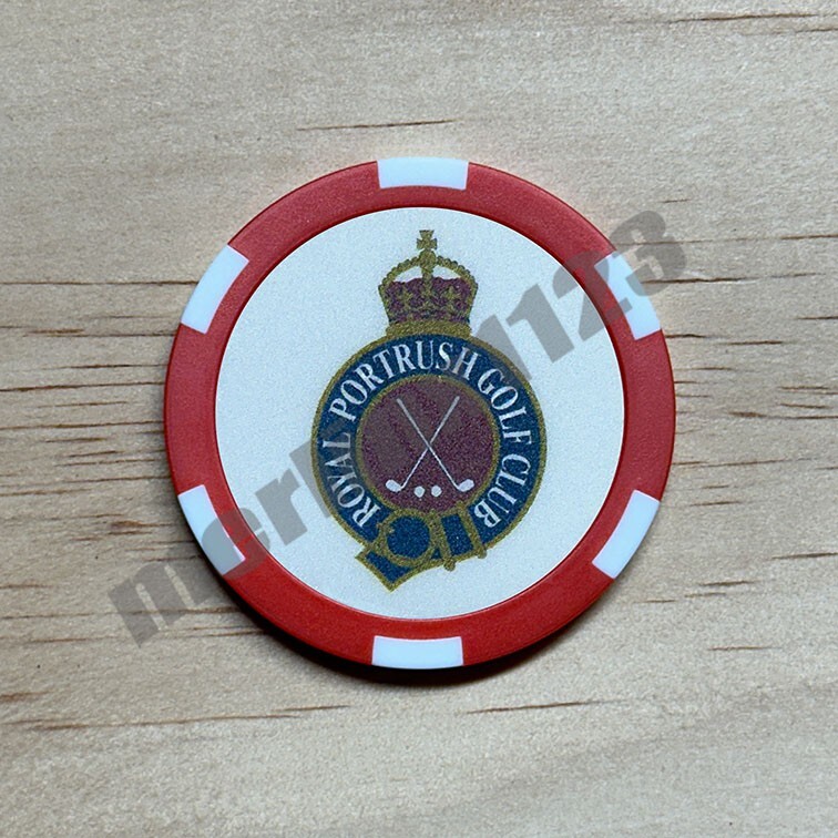Royal Portrush Golf Club Dunluce - Poker Chip Golf Ball Marker The Open 2025