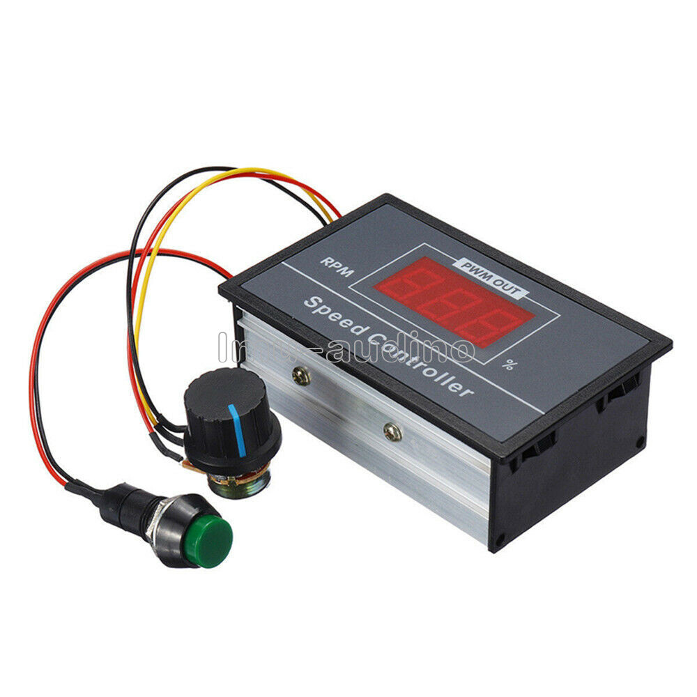Digital LED Display DC 6V/12V/24V 48V 30A Adjustable Motor Speed Controller PWM
