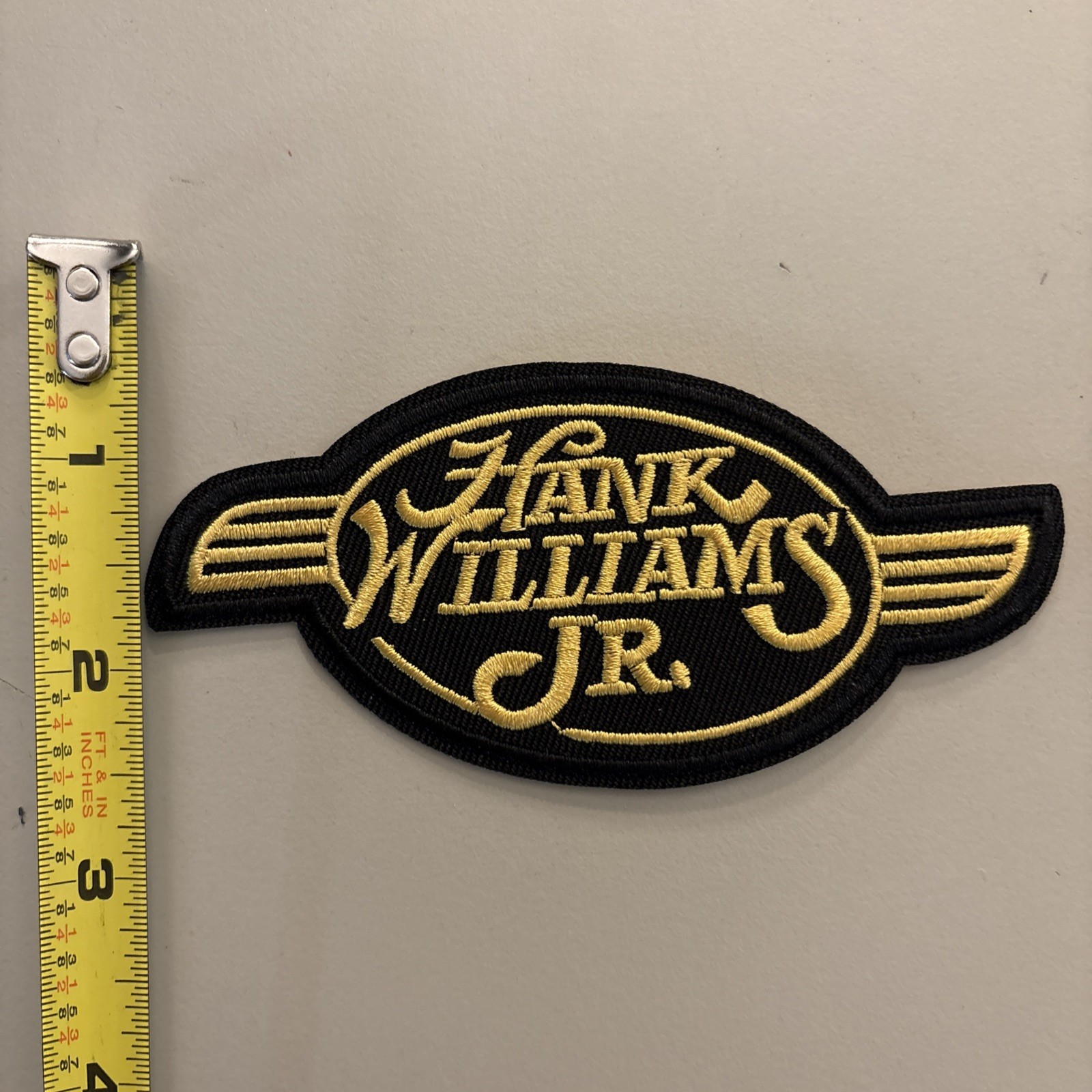 Hank Williams Jr  (Sew/Iron on patch) Country / Punk /Rock / Metal Band