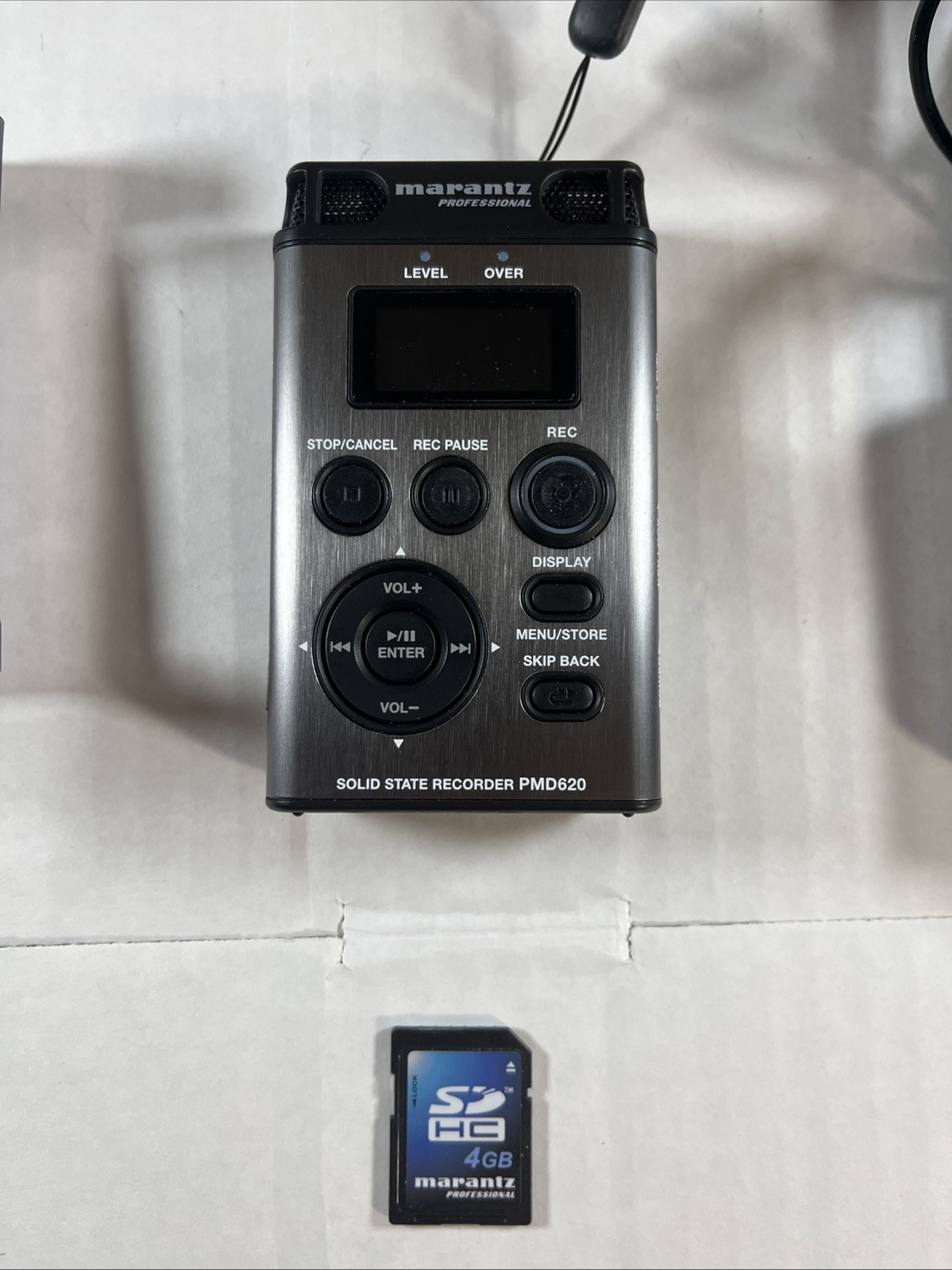 Marantz PMD620 Digital Handheld Recorder w/Power Adapter (WORKS)