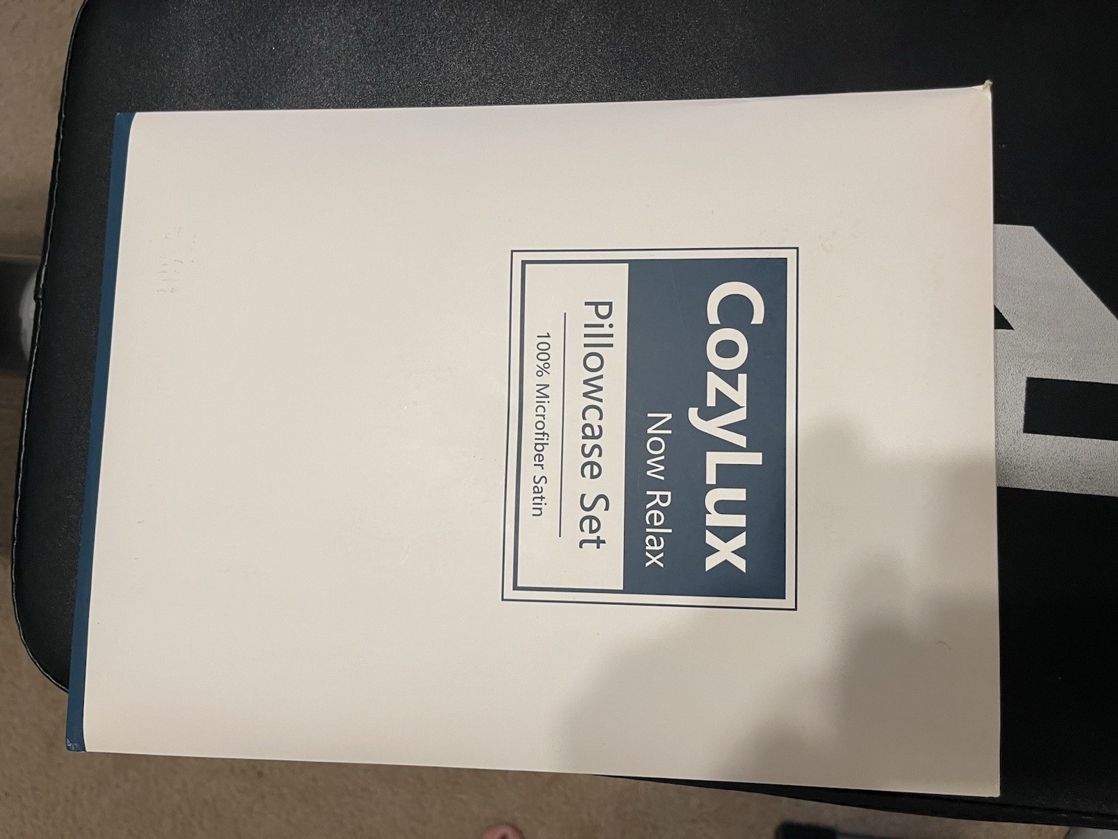 CozyLux Pillowcase Set 20 x 40 in Gray Microfiber Satin Solid