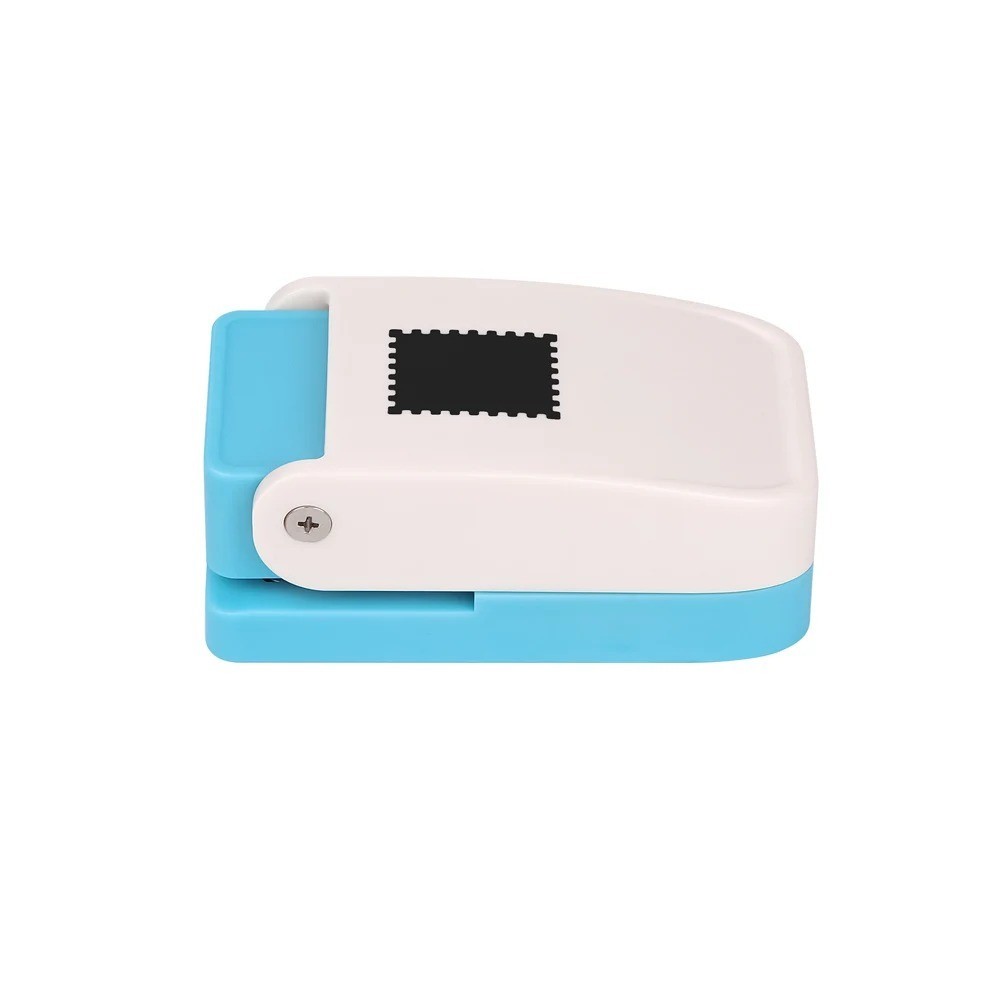 Postage Stamp Craft Punch Lever Action Paper Scrapbooking Tool DIY