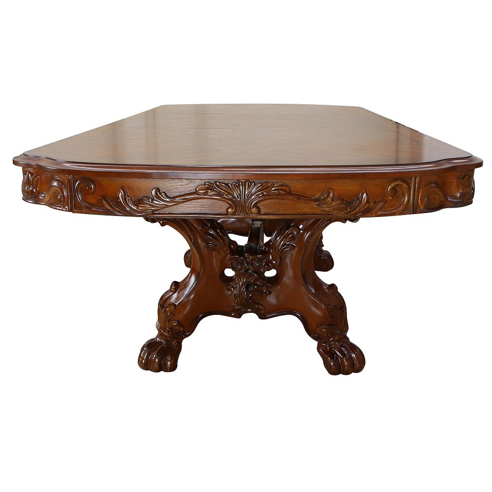 Dresden Cherry Oak Finish Dining Table