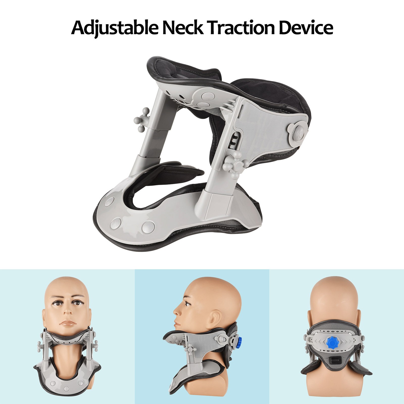 Neck Traction Device Stretcher Cervical Traction Device Adjustable Pain Relief