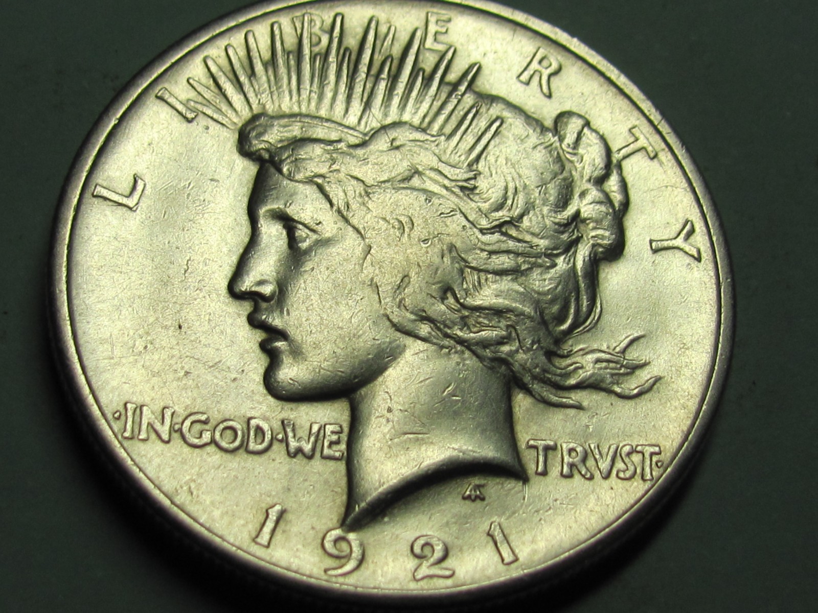 1921 PEACE  DOLLAR  NICE HIGHER GRADE AU VAM 1F 1F1 POLISHED MATTE PROOF DIE