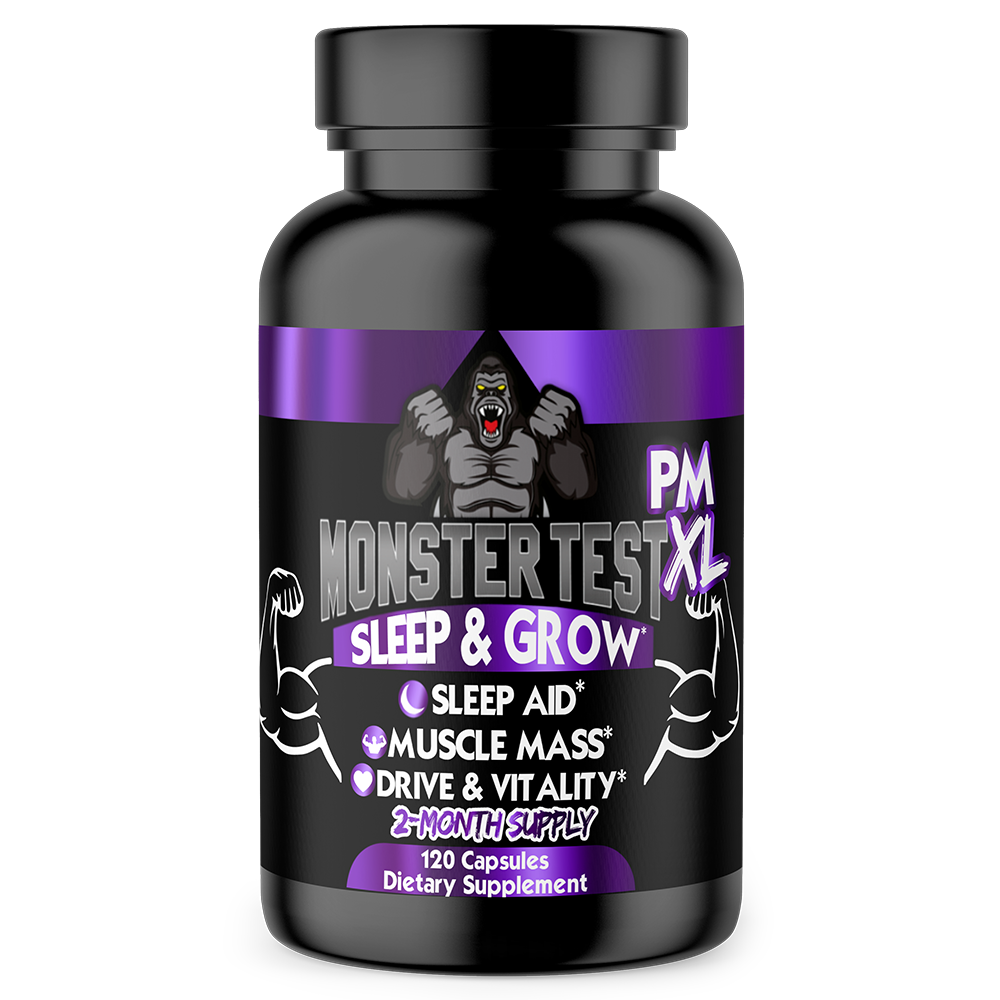 MONSTER TEST 120CT CAPS + MONSTER PM XL 120CT Test Booster Men Drive