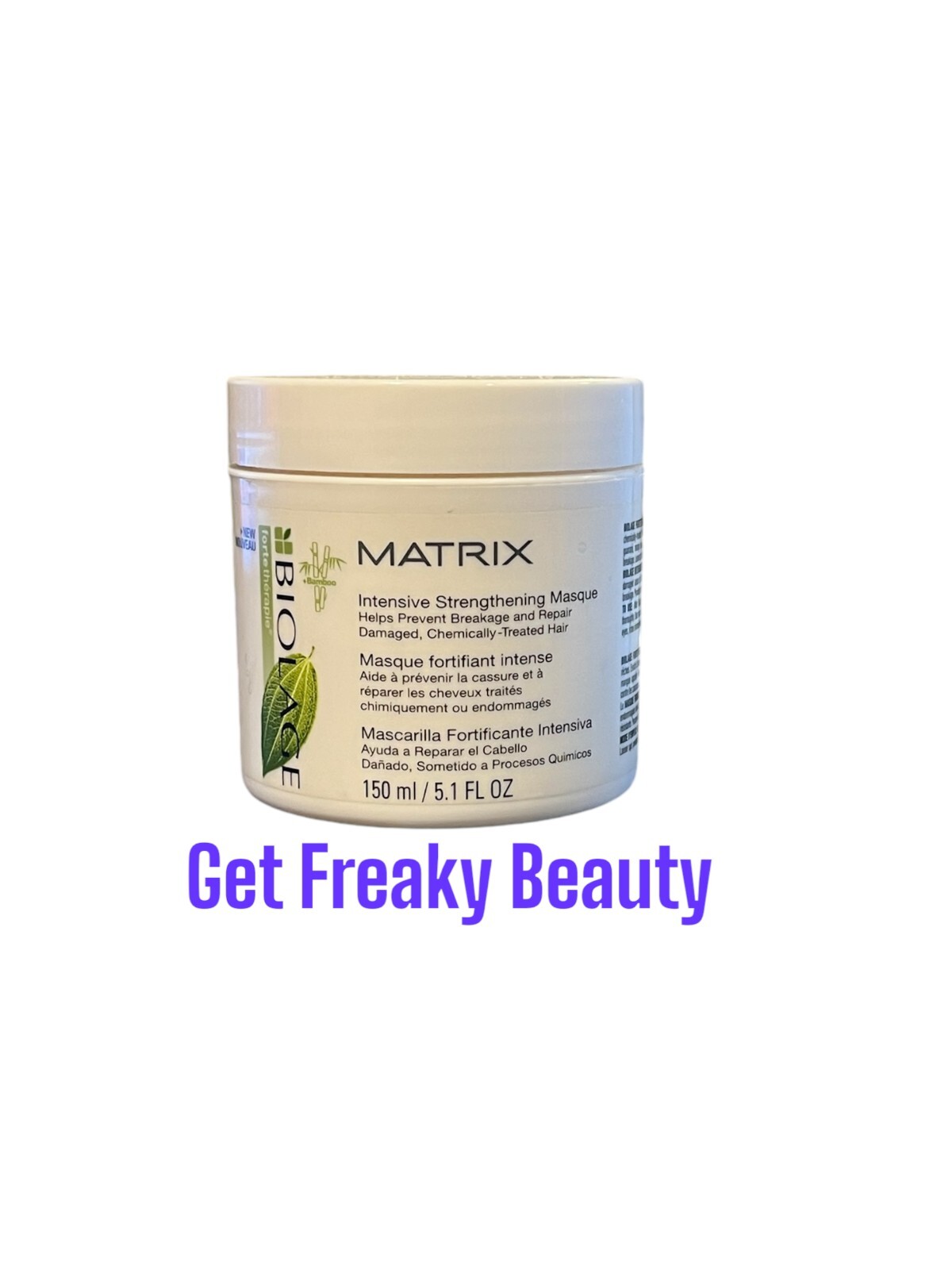 5.1 oz. Matrix Biolage Fortetherapie Intensive Strengthening Masque. Mask. 150ml