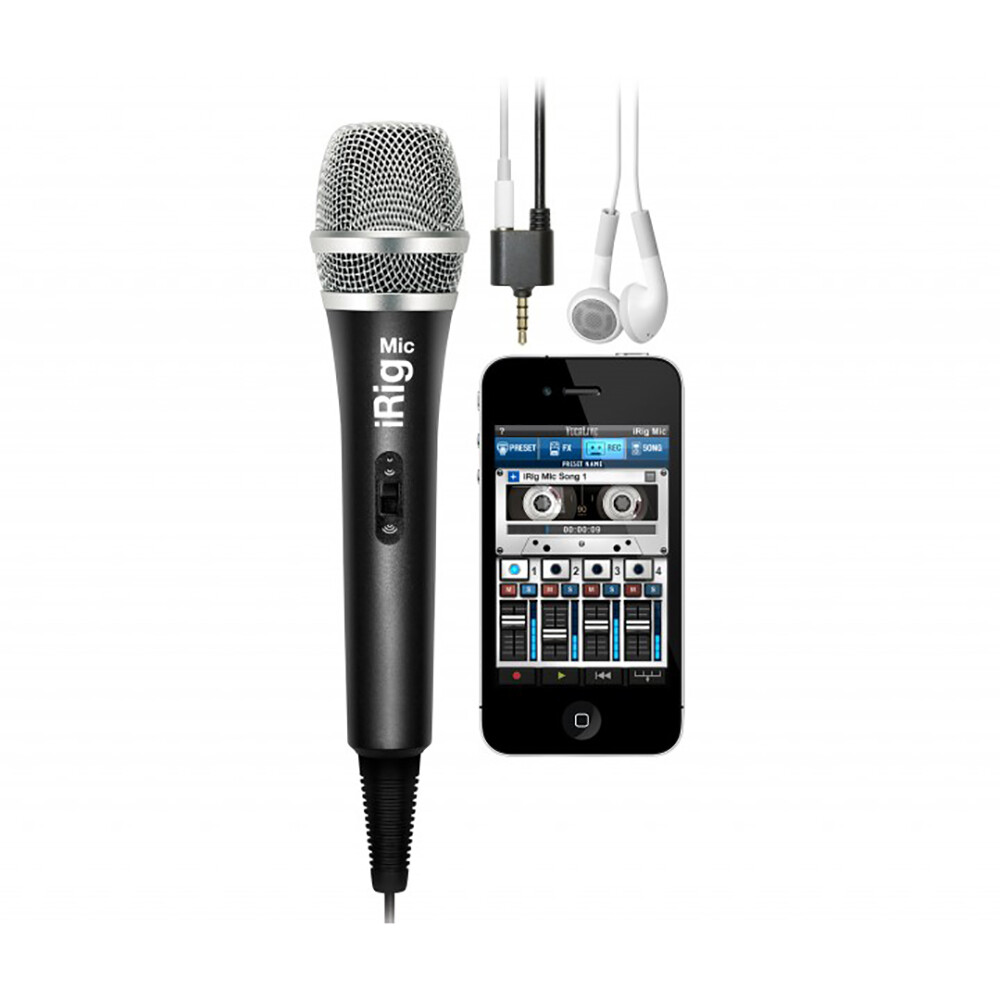 Mint IK Multimedia iRig Mic Handheld Microphone for iPhone, iPad and Android