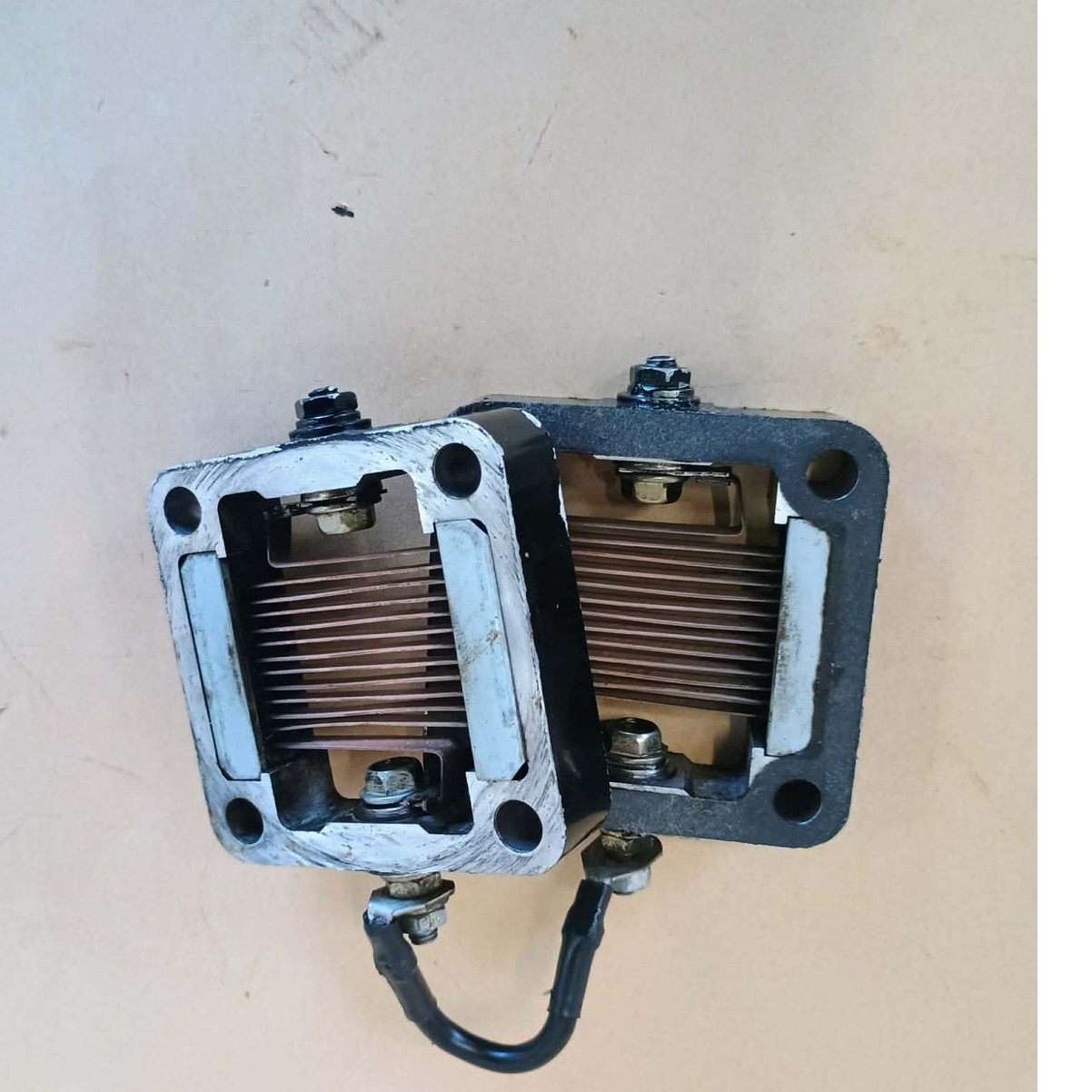 John Deere Series 220 /Deere 7775 Intake grid heater set of 2 M801362 Used(S0151