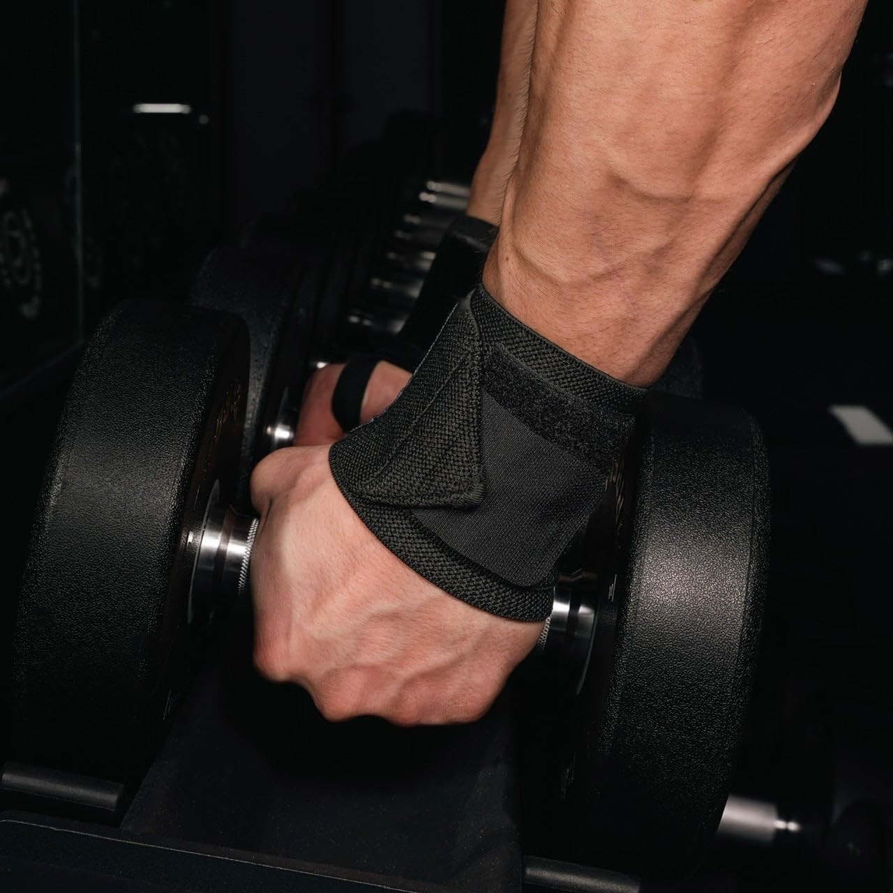 Wrist Wraps for Weightlifting – Adjustable Lifting Straps for Bench Press, Cr...