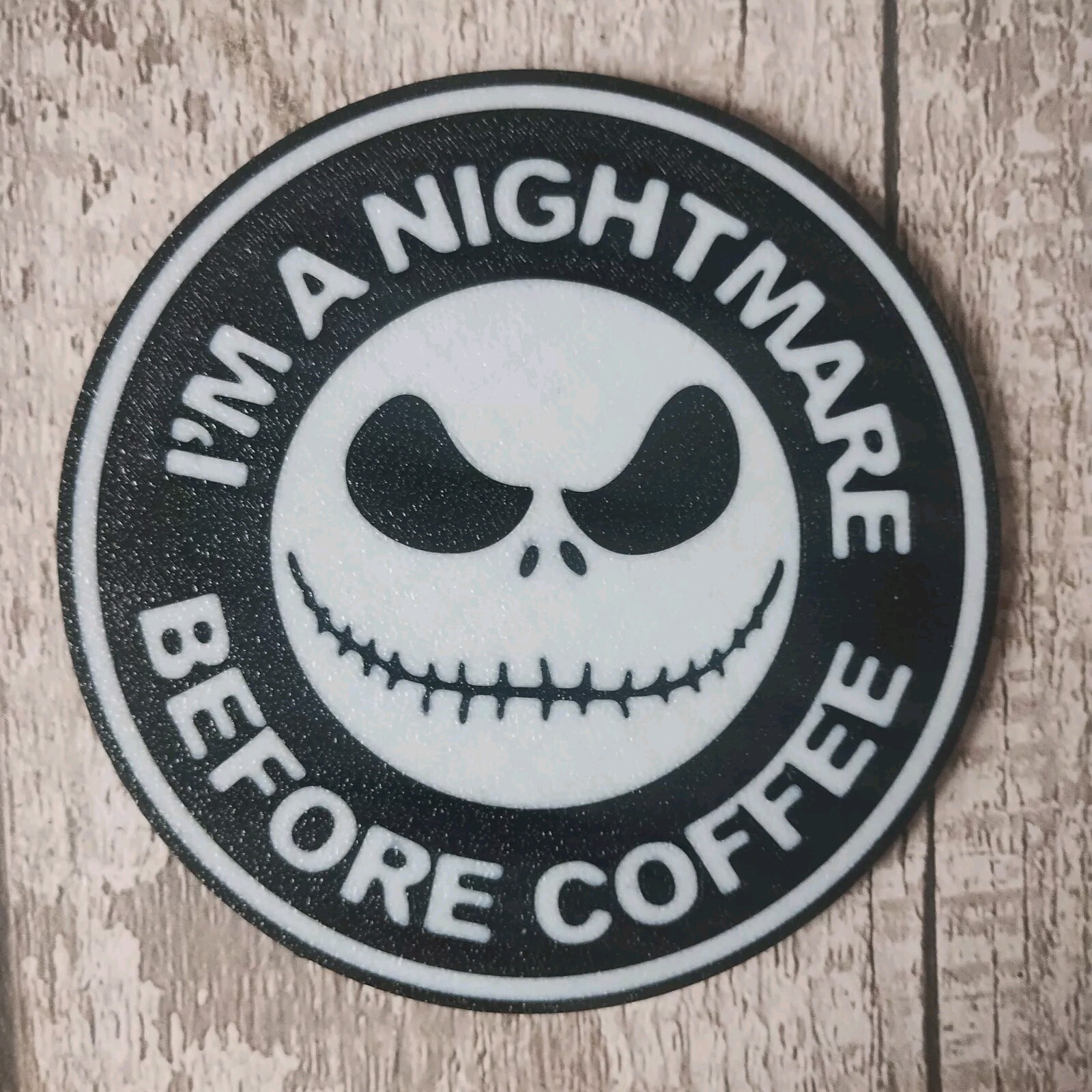 Jack Skellington Nightmare Before Christmas Coffee Coaster
